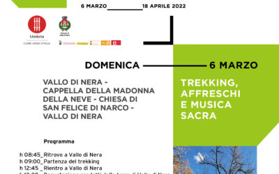 In Umbria “Sentieri, Vicoli e Racconti”. Dal 6 marzo al 18 aprile 2022, a Vallo di Nera, esperienze nella natura e nei luoghi della cultura da percorrere camminando