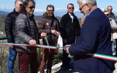 Inaugurazione nuova area di sosta a Cinzano (TO)