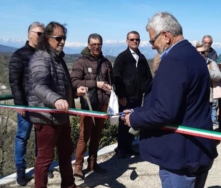 Inaugurazione nuova area di sosta a Cinzano (TO)