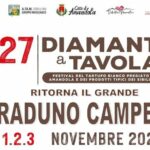 Diamanti a Tavola – 1-3 novembre 2024 – Camper Club Sibillini Amandola