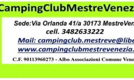 Camping Club Mestre Venezia – Lido di Classe (RA) – 30-31 maggio e 1-2 giugno 2025